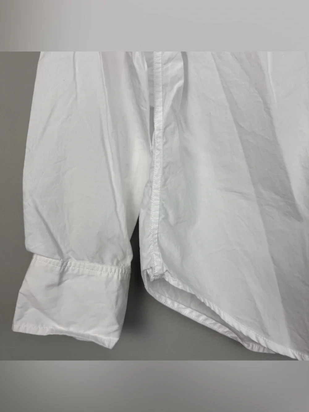 J Crew 2024 Garçon White Regenerative Cotton Button Shirt